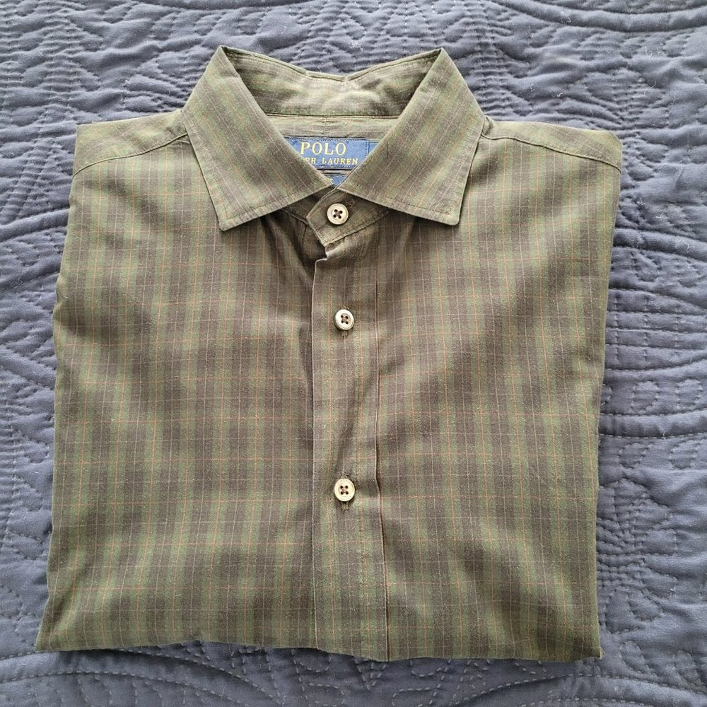 Polo Casual Button Down Shirt Medium